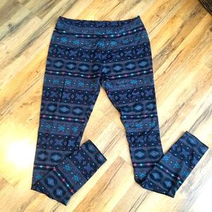 Climate Right by Cuddl Duds Patterned Leggings
